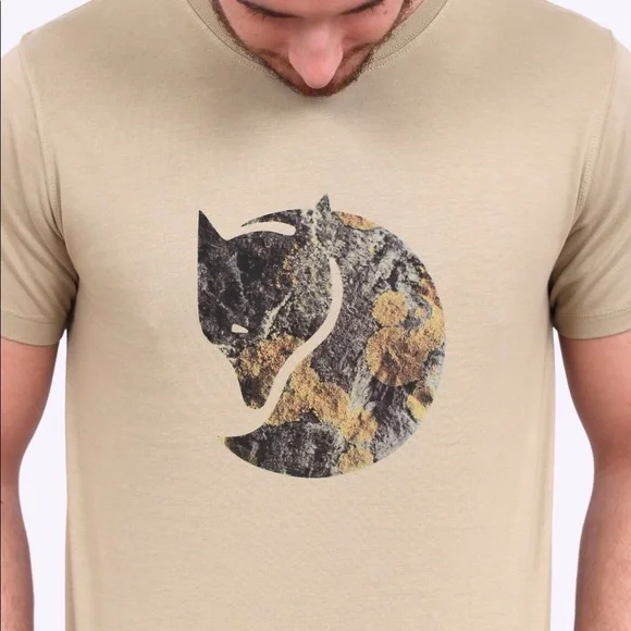 Fjallraven Rock Logo Tee - Cork - Picture 2 of 2